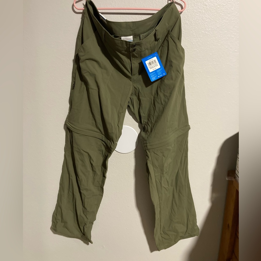 NWT Womens Columbia convertible pants size 16 short